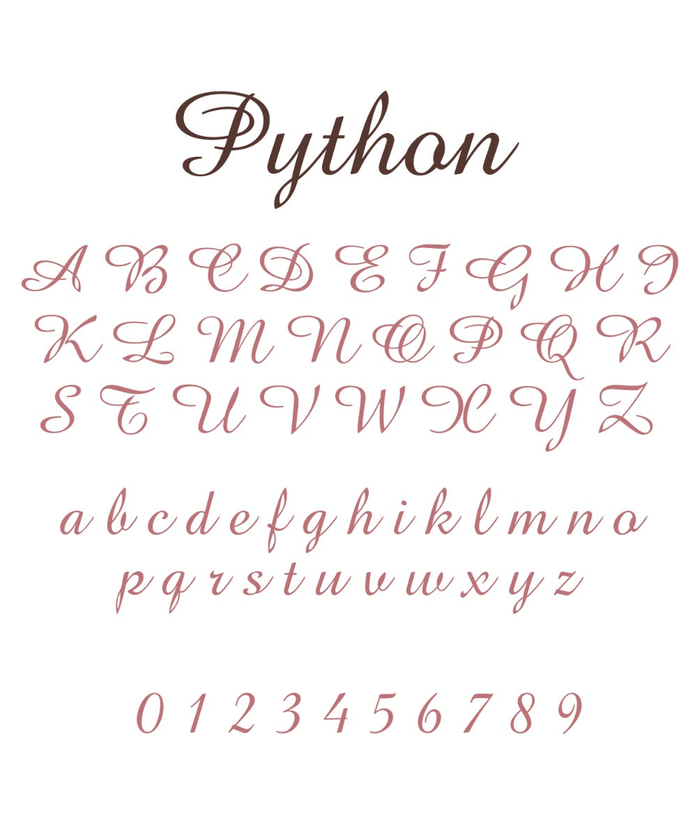 Ricamo Realizzato a Macchina - Python