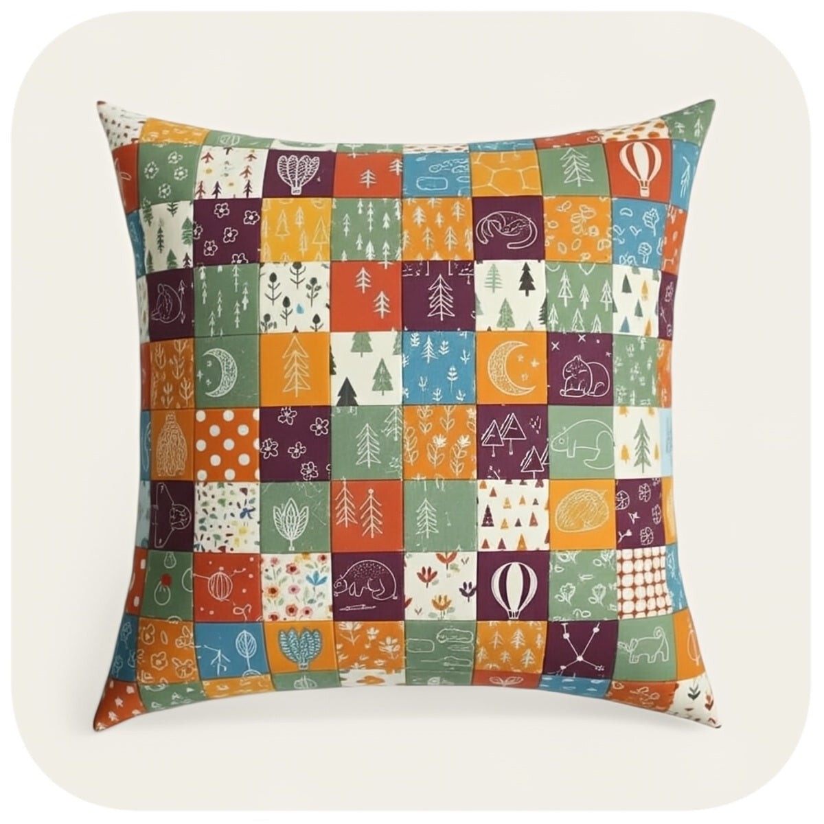 Cuscino Memory Patchwork 50X50