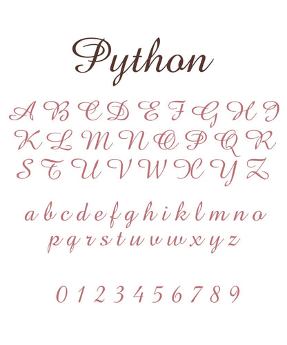 Ricamo Realizzato a Macchina - Python